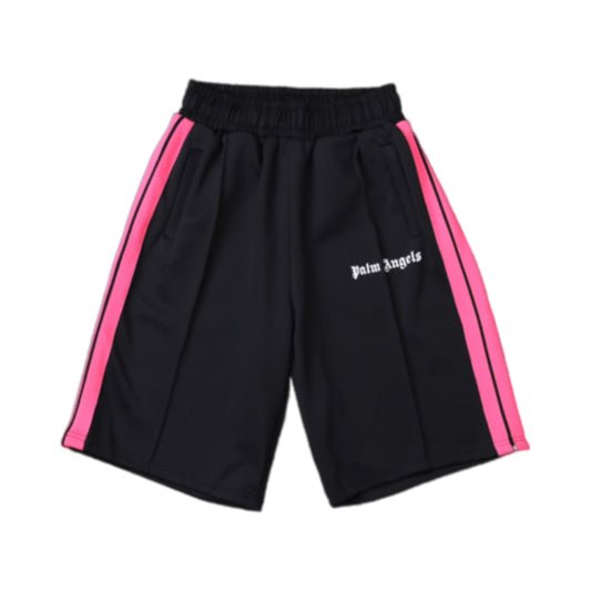 Palm Angels Short Black Pink Bands