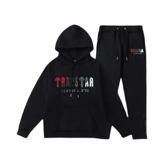 Trapstar Tracksuit Red&Black