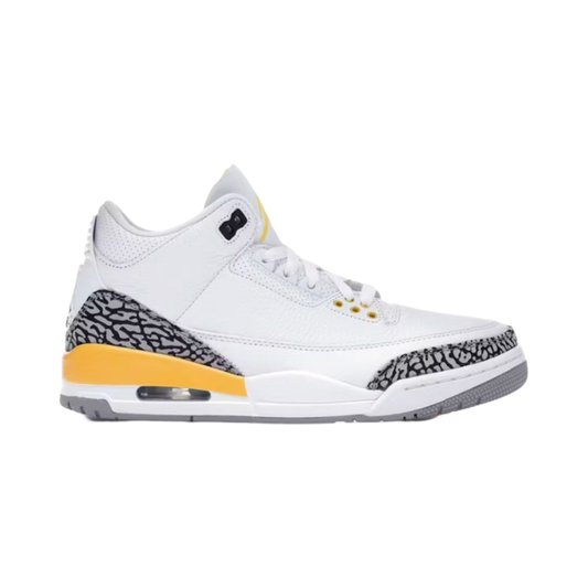 Jordan 3 Yellow & White